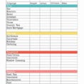 Budget Spreadsheet Online Excel Free  Monthly Create