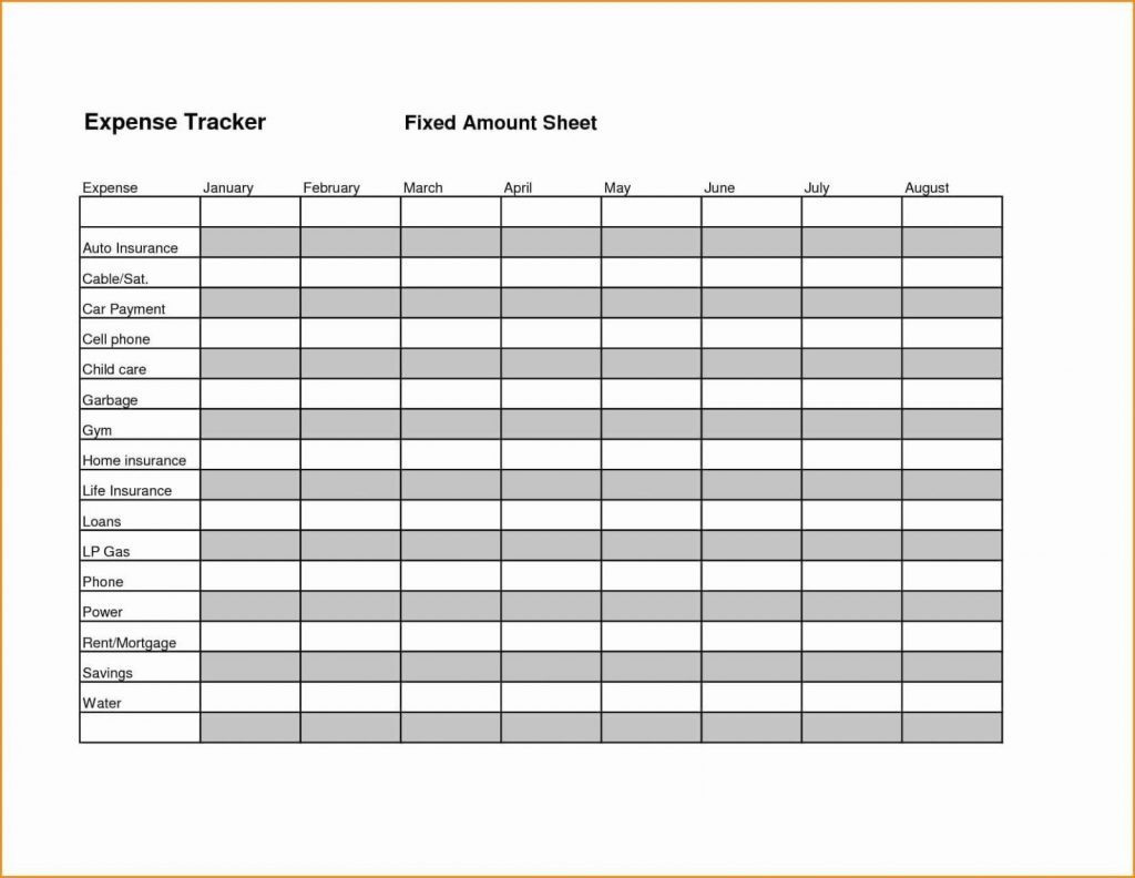 home expense tracker excel template