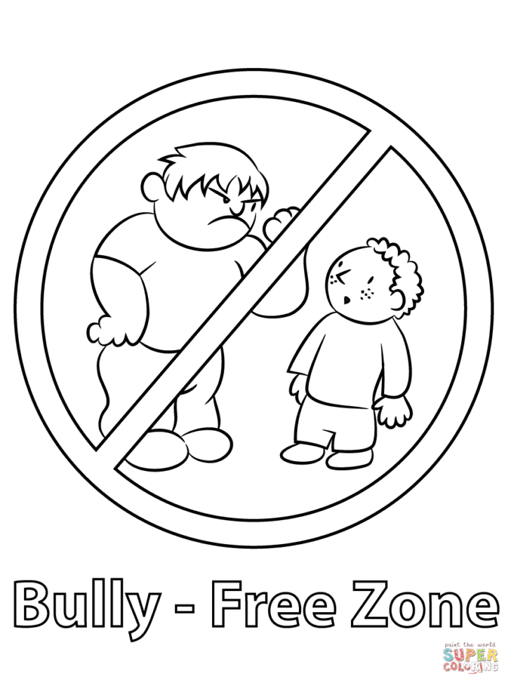 Bullying Coloring Worksheets — db-excel.com