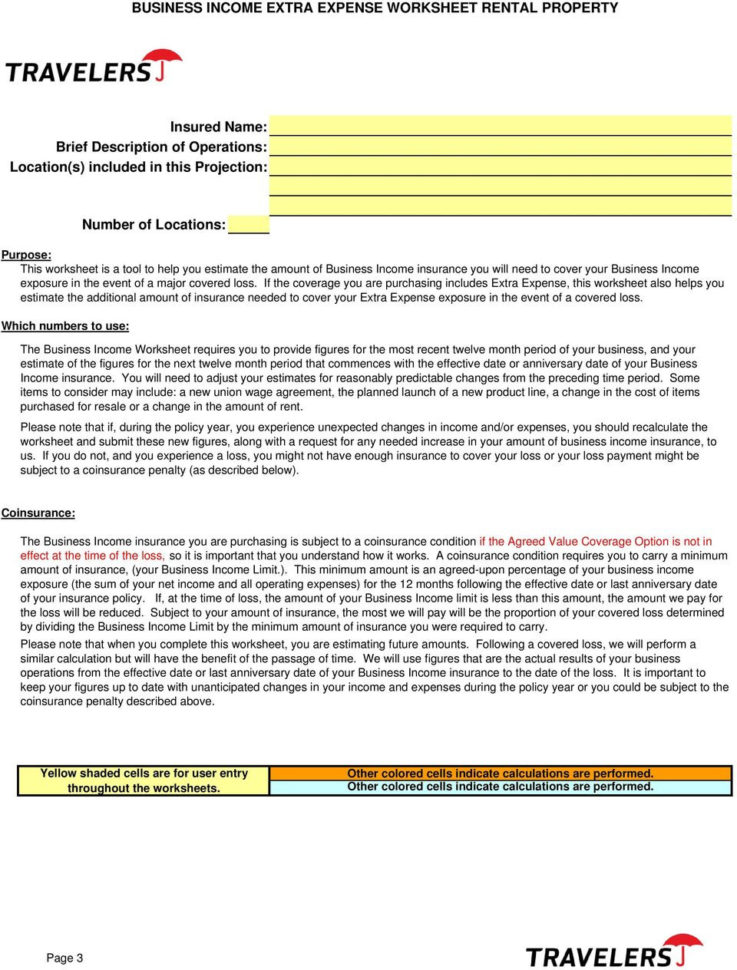 Business Incomeextra Expense Calculator  Pdf Business Incomeextra Expense Calculator  Pdf
