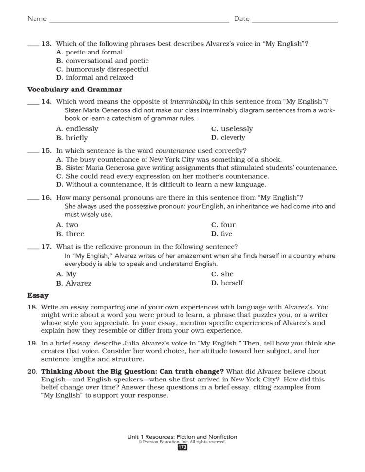 By Julia Alvarez Selection Test B  Teacher Web Pages 1  3