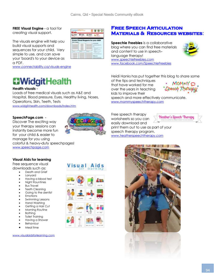 Cairns Special Needs Community Ebook 20172018 Edition