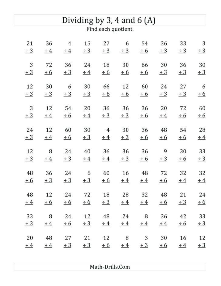 Printable 6Th Grade Math Worksheets