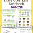 Calendar September 2019 Kindergarten Worksheets  Calendar