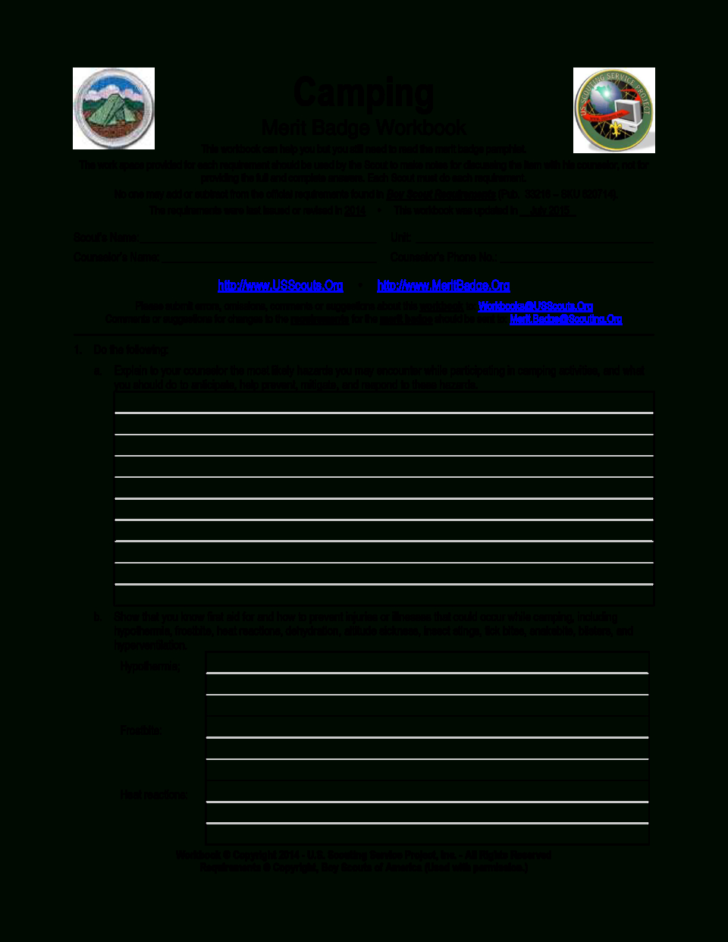 Personal Management Merit Badge Worksheet Personal Management Merit Badge Worksheet
