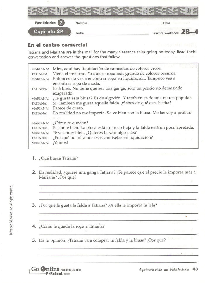 Capitulo 2  Sra Sheets' Spanish Class Capitulo 2  Sra Sheets' Spanish Class