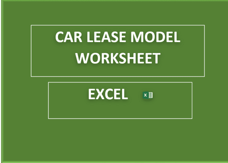 Car Lease Worksheet Car Lease Worksheet