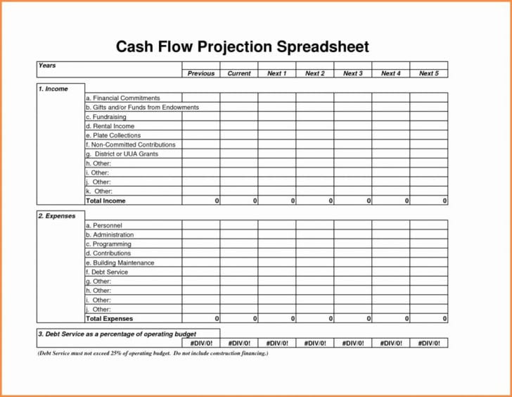 Cash Flow Budget Worksheet — db-excel.com