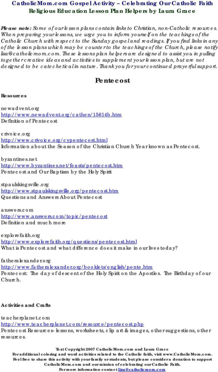 Catholicmom Com Mass Worksheet Catholicmom Com Mass Worksheet