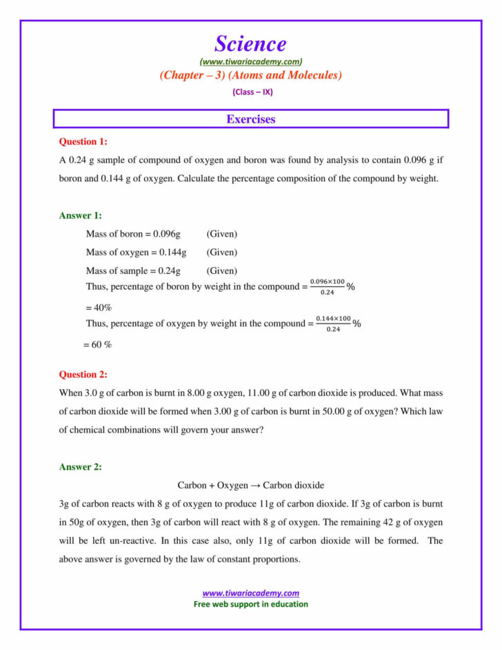 Molar Mass Chem Worksheet 11 2 Answer Key