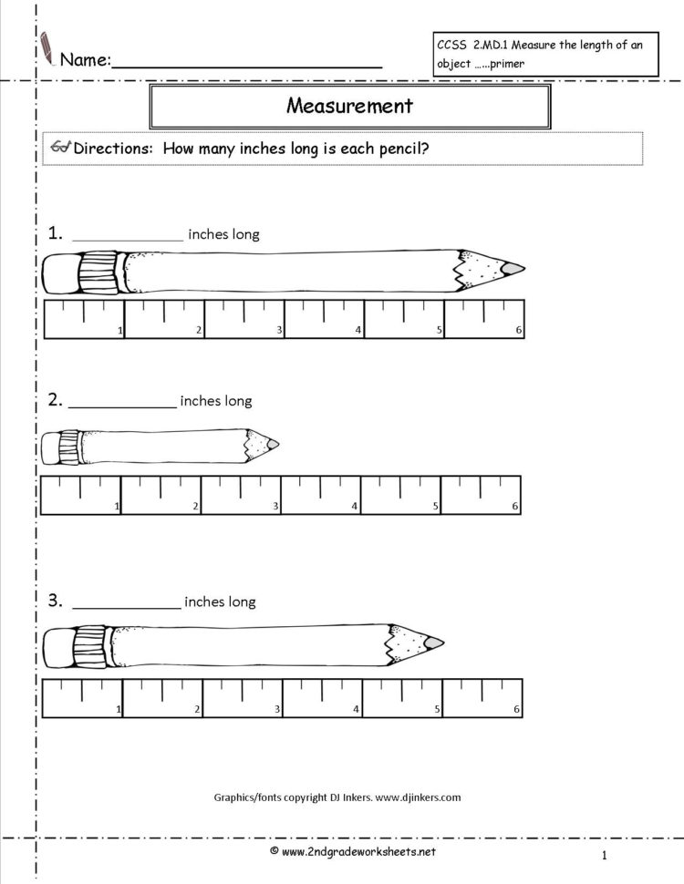 Ccss 2Md1 Worksheets Measuring Worksheets