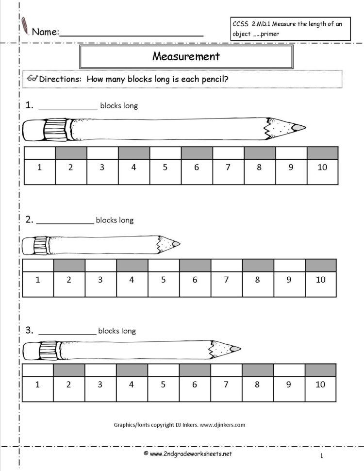 Ccss 2Md1 Worksheets Measuring Worksheets