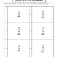 Ccss 2Nbt6 Worksheets Adding Up To Four 2Digit Numbers Worksheets
