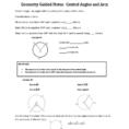 Central Angles And Arcs Guided Notes
