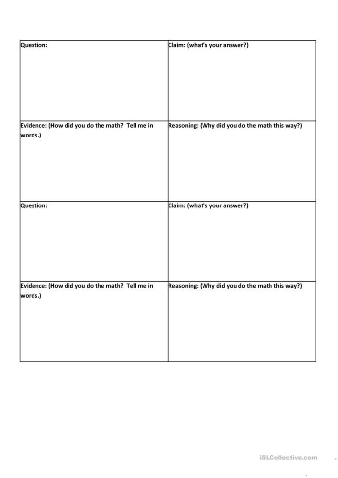 Cer Graphic Organizers  English Esl Worksheets Cer Graphic Organizers  English Esl Worksheets