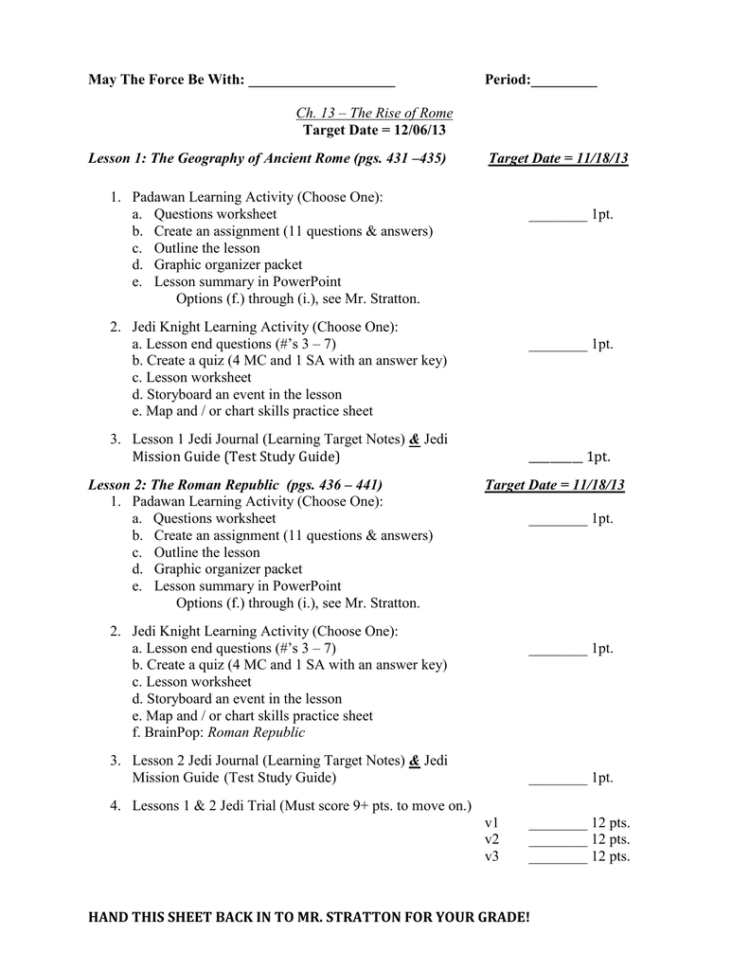 Ch 13 The Rise Of Rome