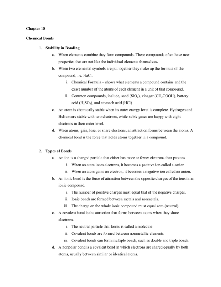 Ch 18 Notes