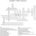 Chapter 1 Plate Tectonics Crossword  Word