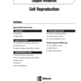 Chapter 10 Resource Cell Reproduction