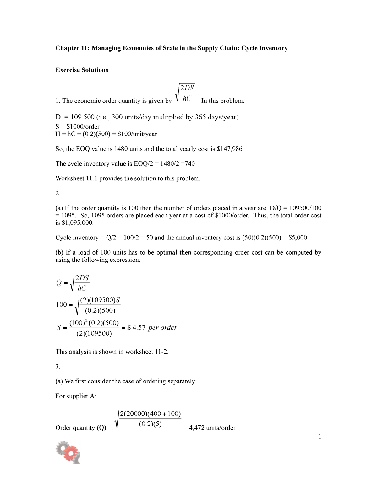 Chapter 5 Section 1 Understanding Supply Worksheet Answers Db excel