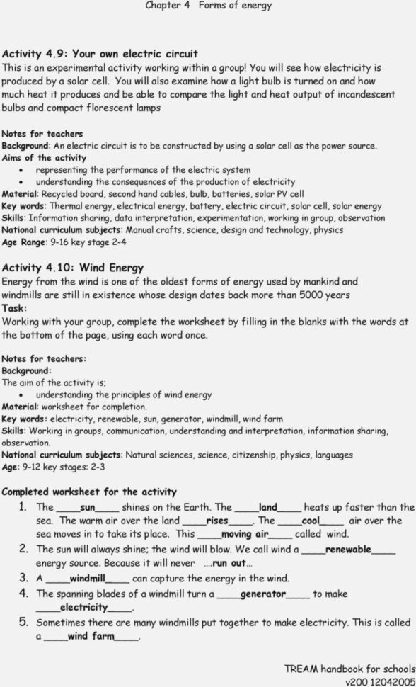 Chapter 13 Forms Of Energy – Pdf – Forms And Sources Of