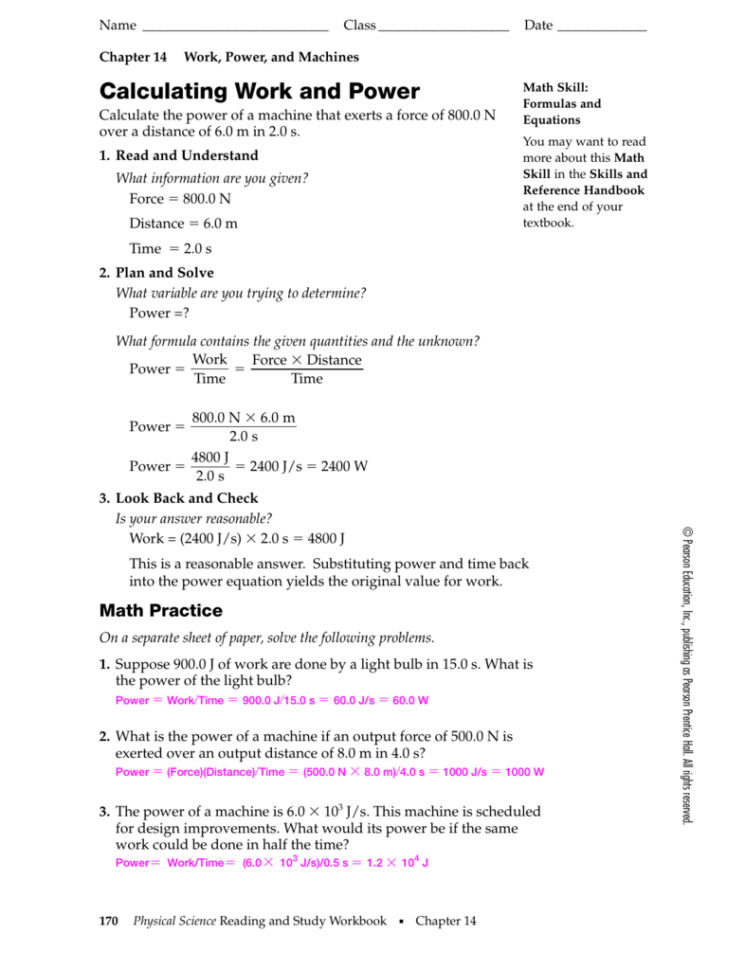 Chapter 14  Math Skills