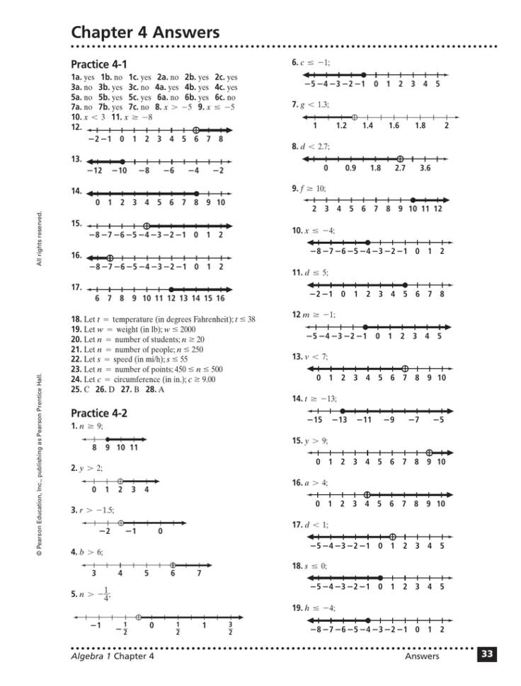 Chapter 4 Answers Practice 41