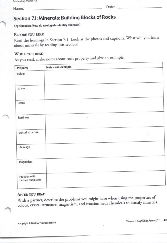 Chapter 7 Active Reading Worksheets Cellular Respiration