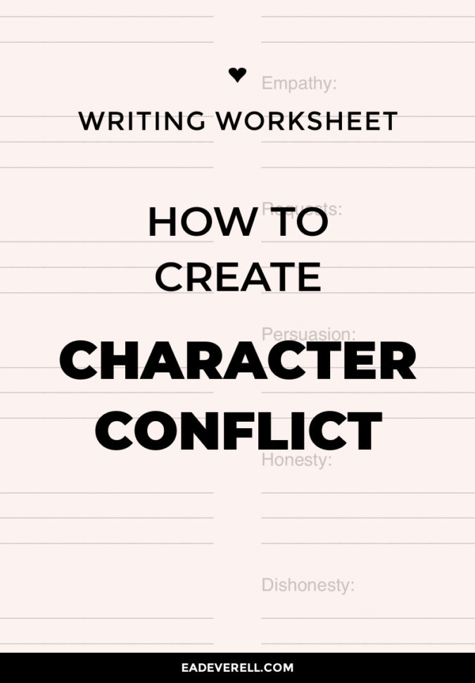 Character Conflict  How To Create Compound  Resolve Conflict