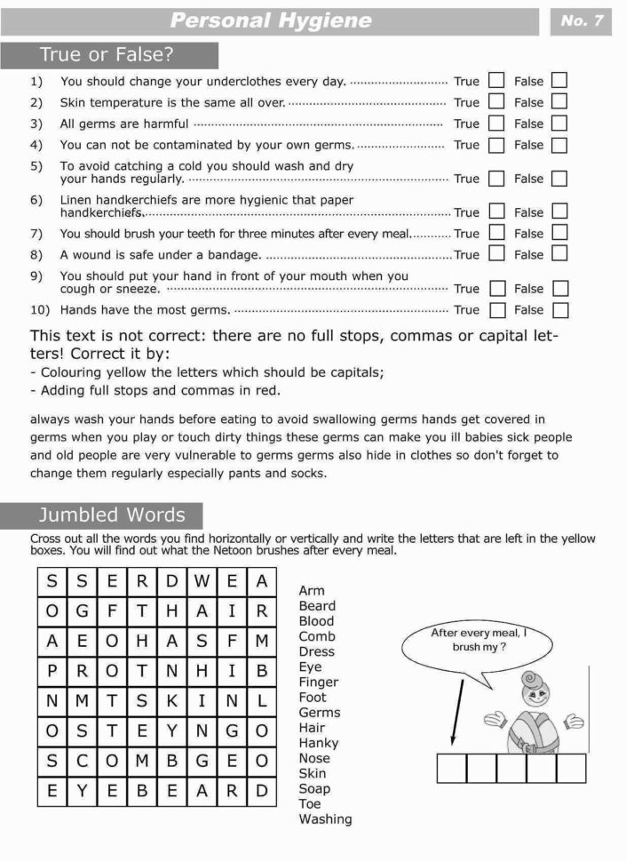 Character Education Worksheets Pdf