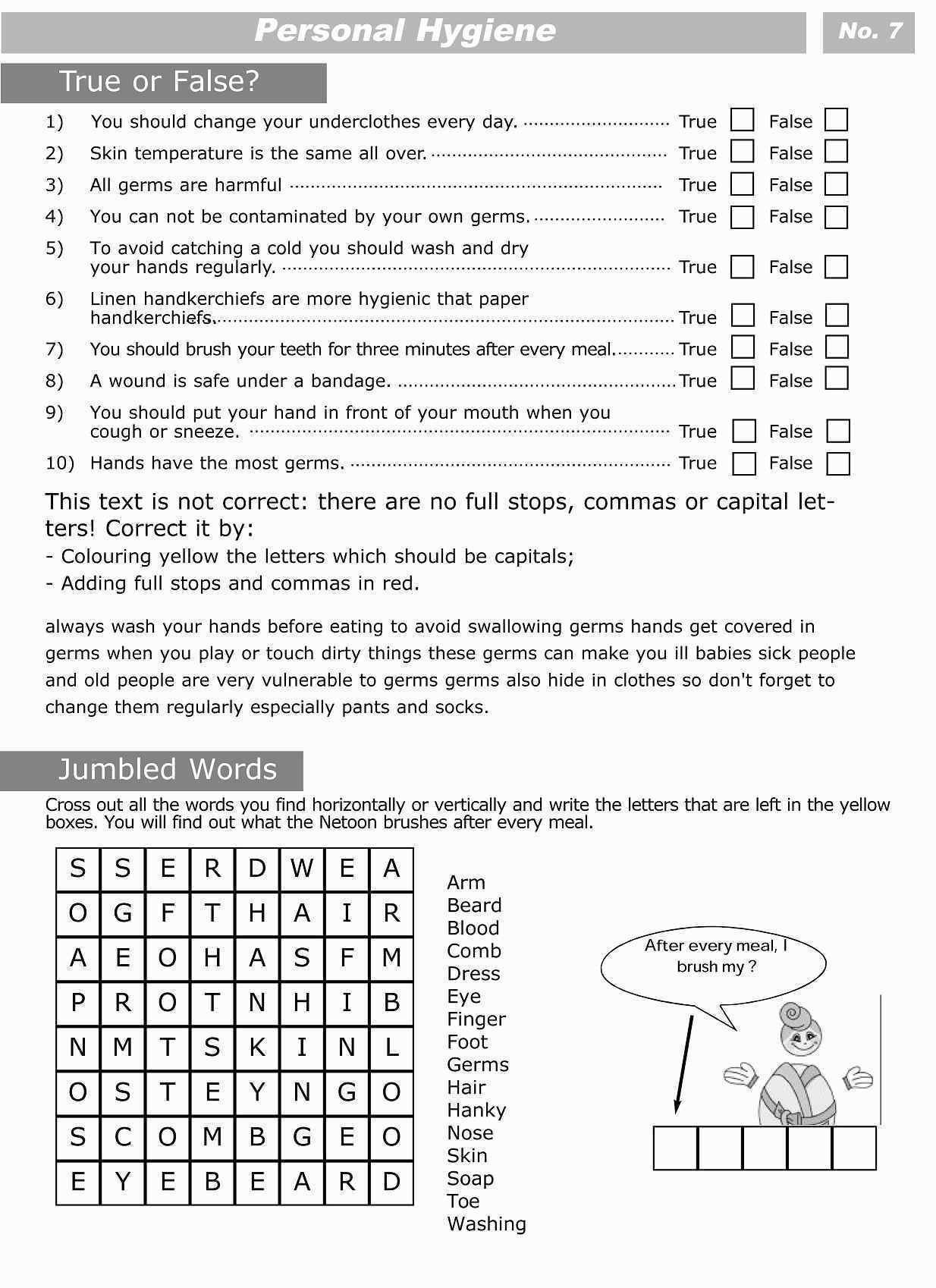 Character Education Worksheets Pdf — db-excel.com