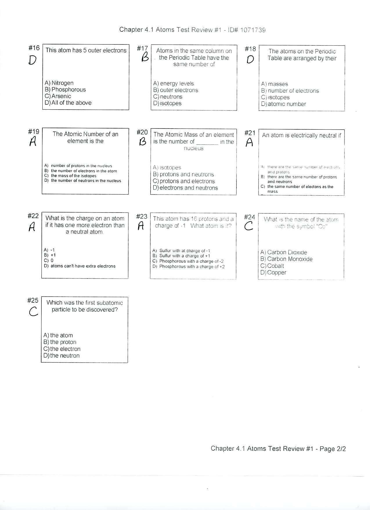 Charges Of Ions Worksheet Answers