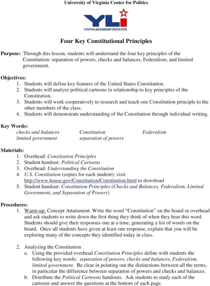 Checks And Balances Worksheet Answers Worksheet