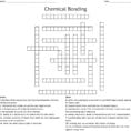 Chemical Bonding Crossword  Word