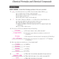 Chemical Formulas And Chemical Compounds