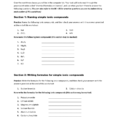 Chemical Formulas And Names Worksheet
