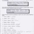 Chemistry Chapter 7 Worksheet Answers