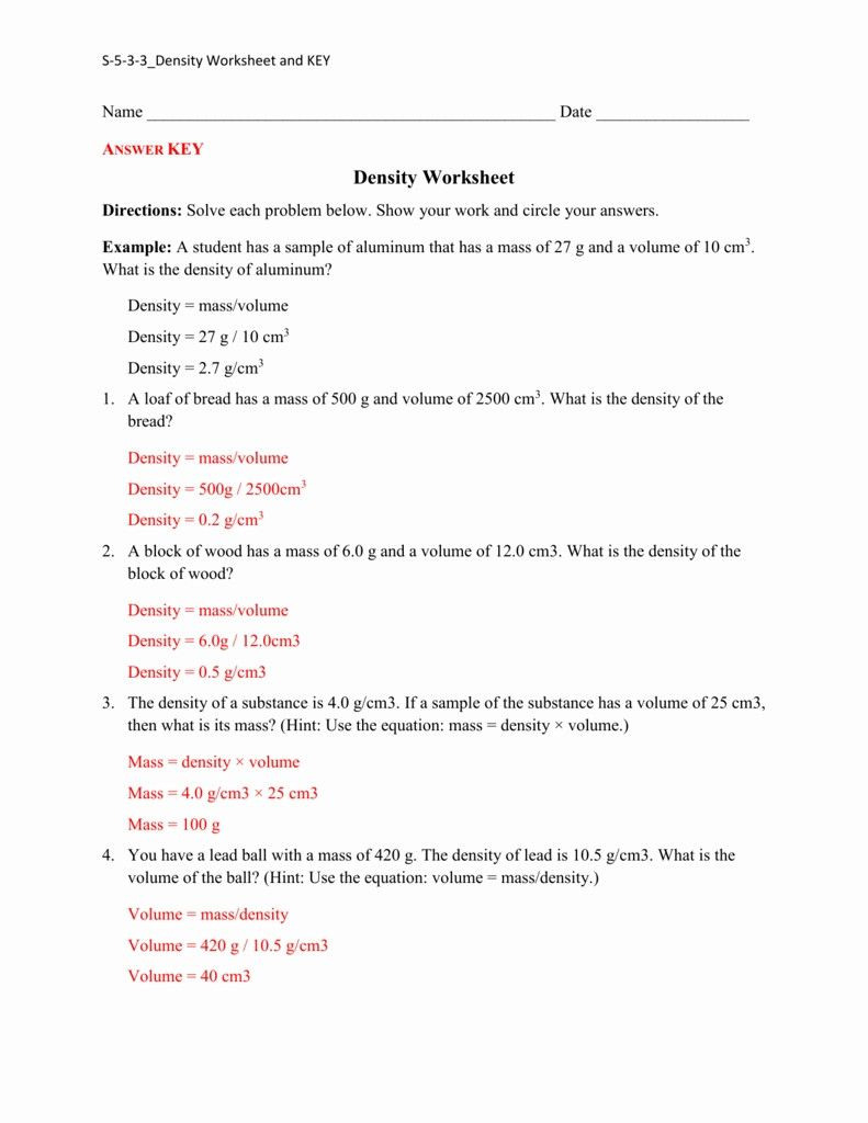 Chemistry Unit 7 Worksheet 2 Answers
