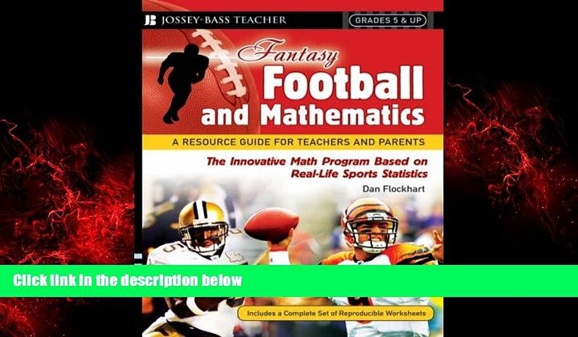 Choose Book Fantasy Football And Mathematics A Resource Guide For Teachers  And Parents Grades 5