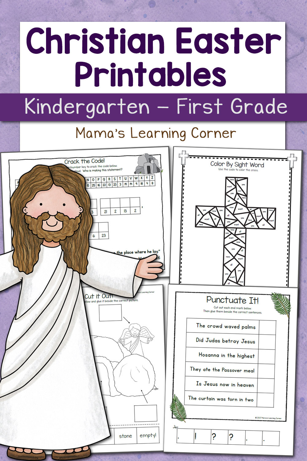 Christian Easter Worksheets For Kindergarten And Ft Grade