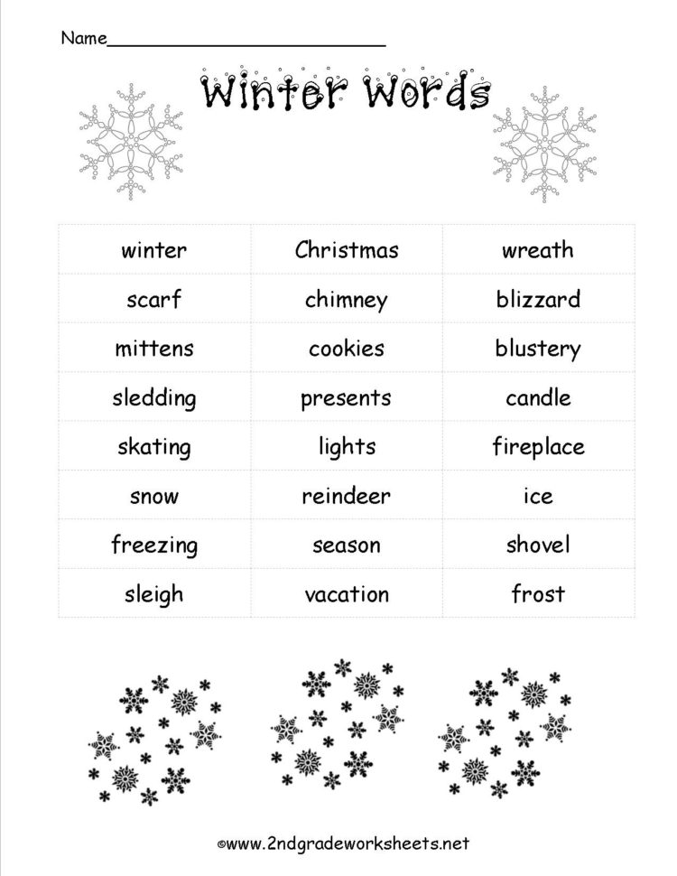 Christmas Worksheets And Printouts