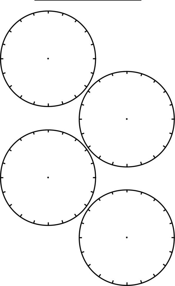 Circle Graph  With Percentages  Chart And Printable