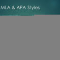 Citation Styles Introduction To Mla And Apa Uhcl Writing