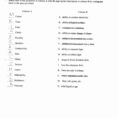 Classification Of Matter Worksheet Chemistry Answers