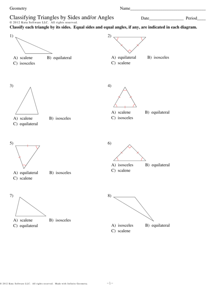 my homework lesson 8 triangles answer key