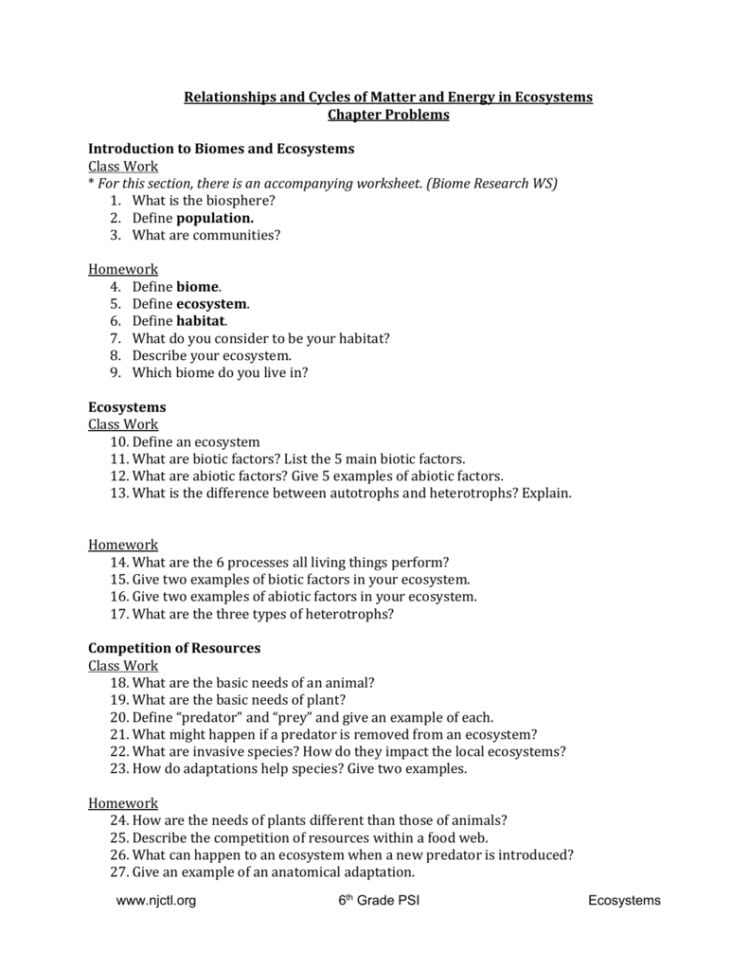 Classwork And Homework Classwork And Homework