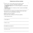 Clauses Worksheets  Writing Sentences With Clauses Worksheet