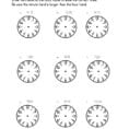 Clock Face Worksheets To Print  Activity Shelter