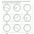 Clock Worksheet  Quarter Past And Quarter To