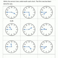 Clock Worksheets Quarter Past And Quarter To